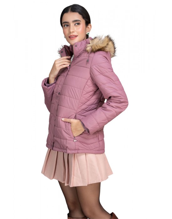 Women Travel Jacket Plum Color